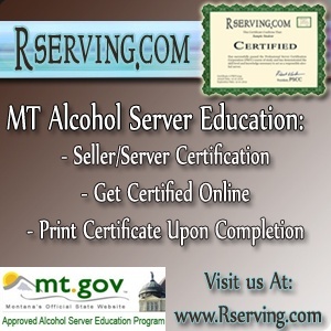 Montana Bartender and alcohol seller and server certification course